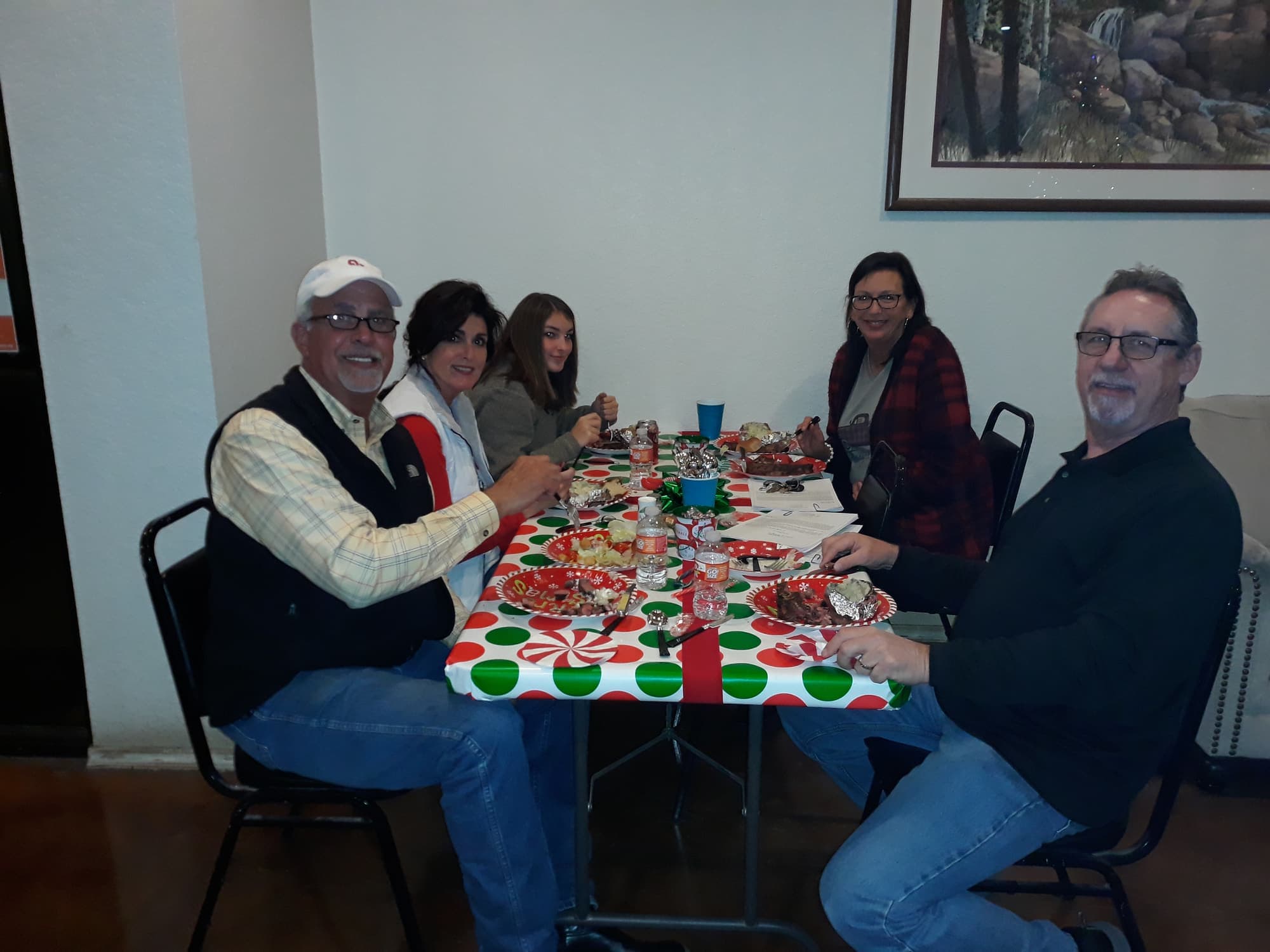 Christmas dinner at the Broadway House