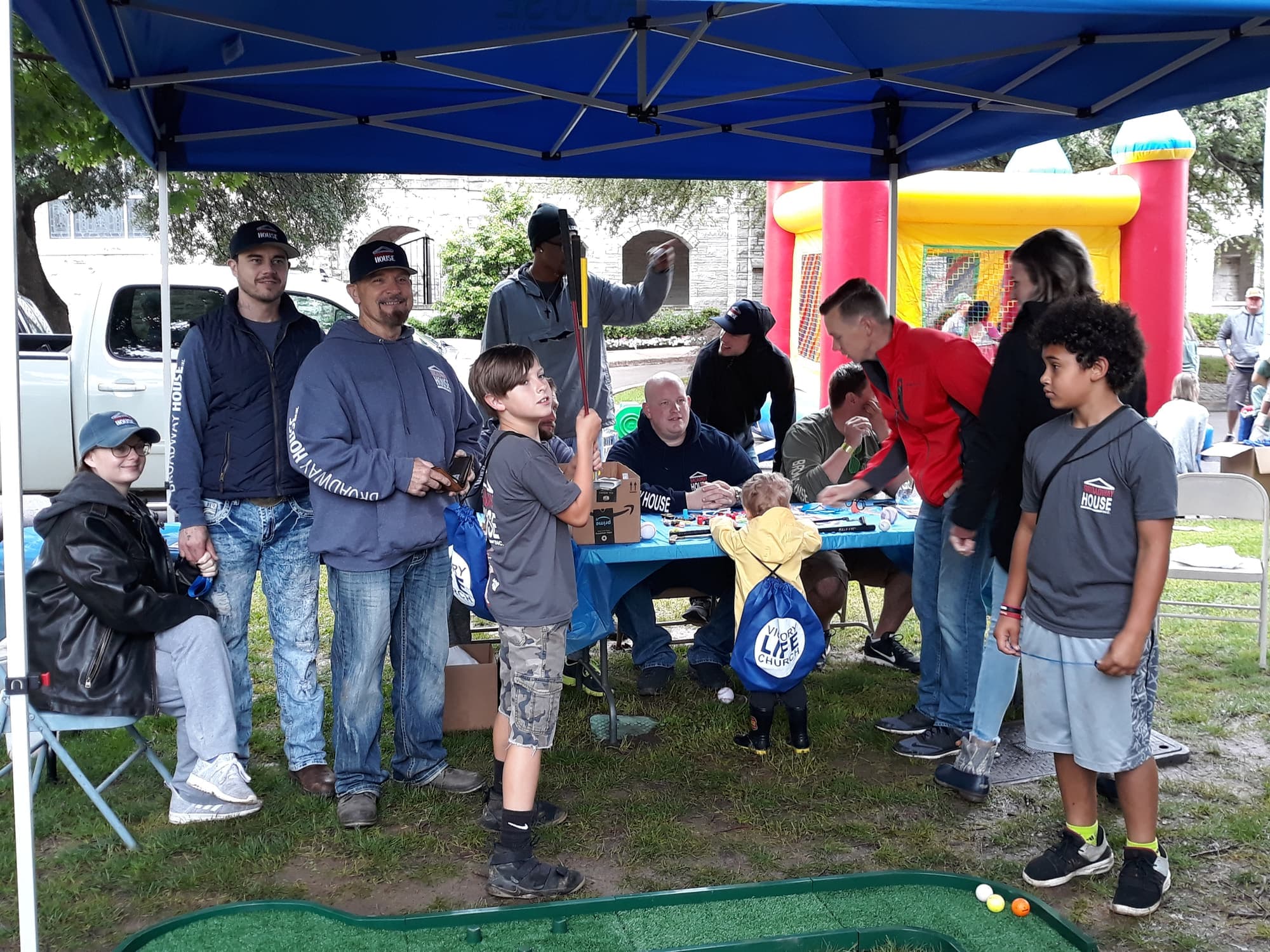Broadway House booth at Community Family Day
